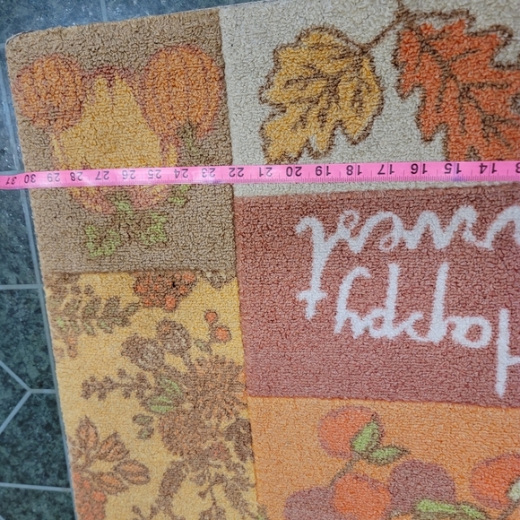 Happy Harvest Autumn Doormat Orange - Picture 3 of 8
